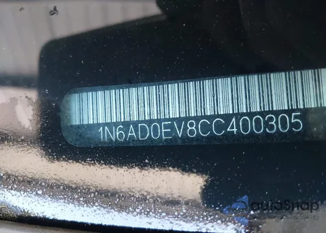 2012 Nissan Frontier Sl z USA, uszkodzony, nr VIN 1N6AD0EV8CC400305